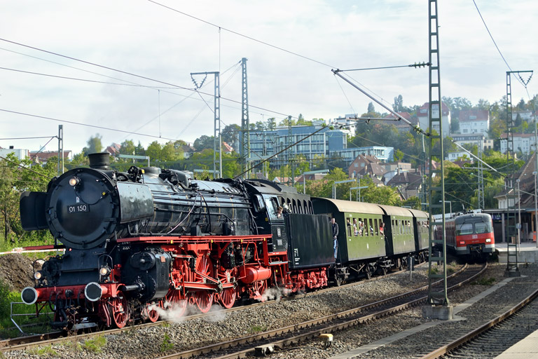 01 150 in Stuttgart-Feuerbach (Oktober 2013)
