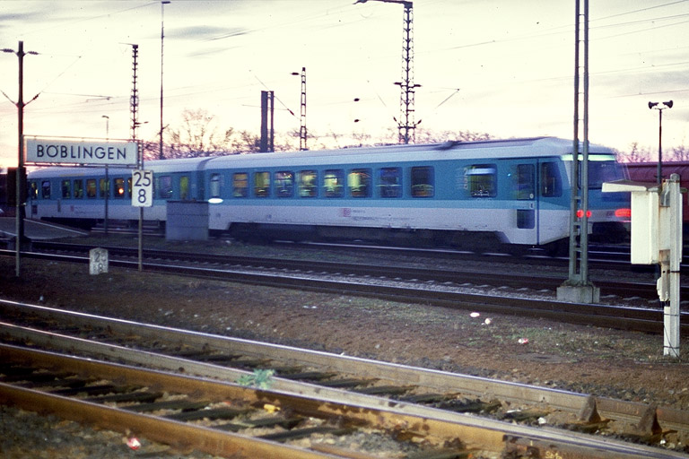 Baureihe 628/928 bei km 25,8 (Dezember 2000)