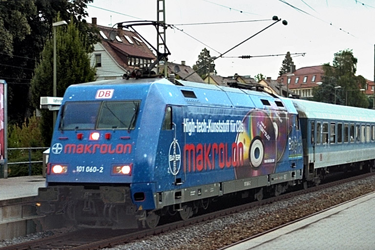 101 060 mit IR 2789 bei km 15,8 (September 2000)