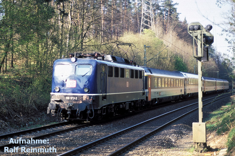 110 173 bei km 19,0 (Fr&uuml;hjahr 1997)