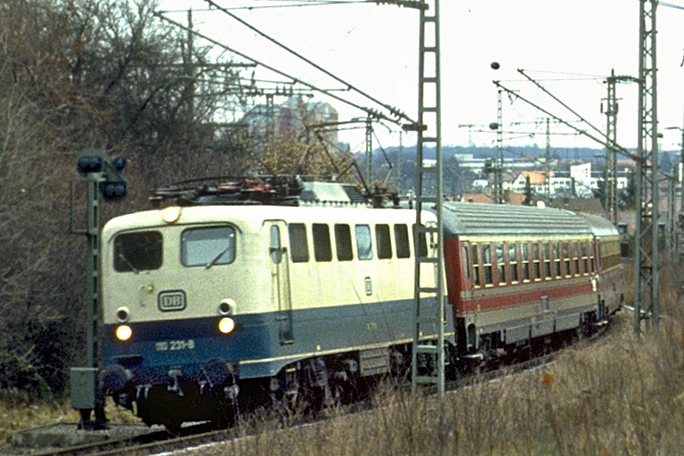 110 231 bei km 17,4 (Dezember 1993)
