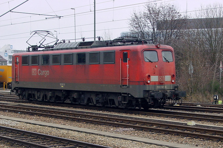 150 161 bei km 15,6 (Januar 2001)