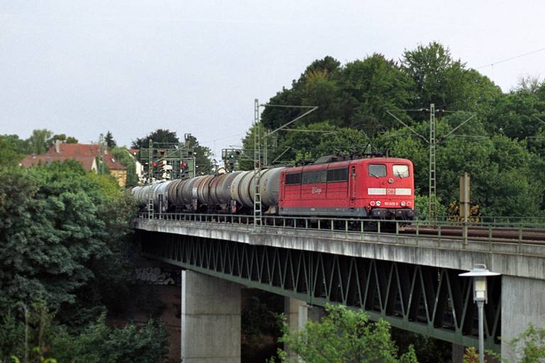 151 029 bei km 14,6 (August 2003)