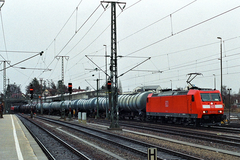 185 075 bei km 15,6 (Januar 2004)