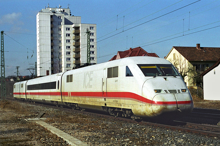 ICE-S (Baureihe 410) bei km 8,6 (M&auml;rz 2003)