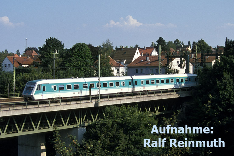 Baureihe 611 bei km 14,6 (Sommer 1997)