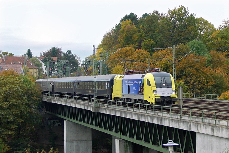 ES 64 U2-096 bei km 14,6 (Oktober 2002)
