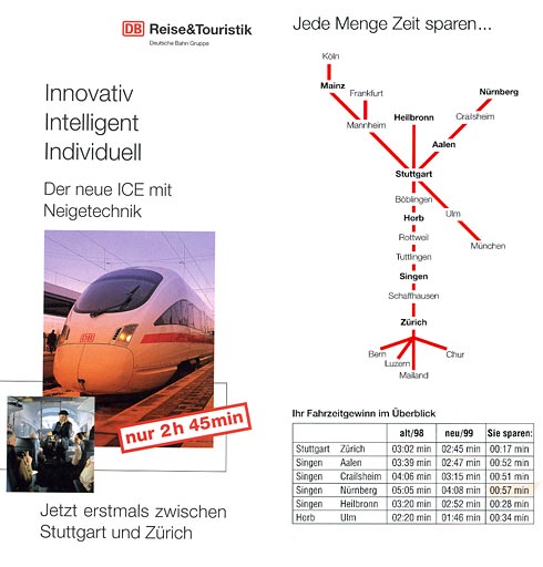 Pr&auml;sentation des ICE-T Baureihe 415 (Mai 1999)