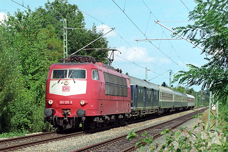103 126 bei km 12,8 (August 1999)