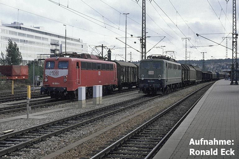 110 252 und 150 179 bei km 15,6 (August 1994)