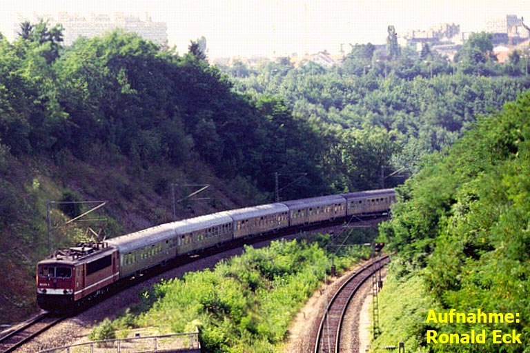 155 076 bei km 13,8 (1990er-Jahre)