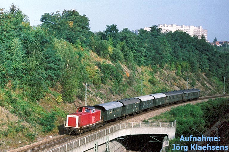 212 242 bei km 13,8 (August 1997)