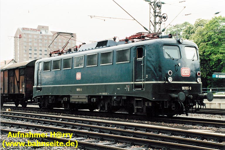 110 155 bei km 15,6 (Fr&uuml;he 1990er-Jahre)