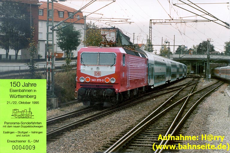143 272 bei km 15,6 (Oktober 1995)