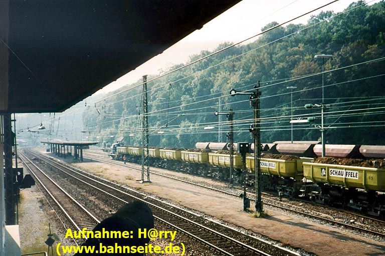 Bauzug bei km 8,8 (1980er-Jahre)