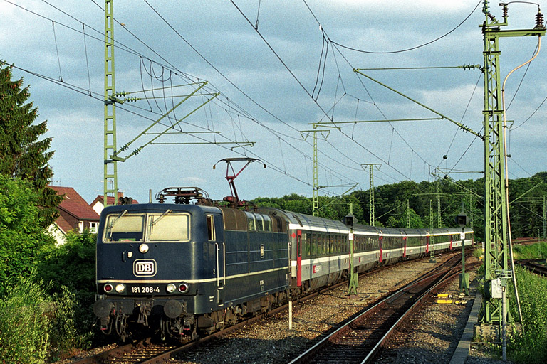 181 206 ... eine designierte Museumslok (Juli 2004)