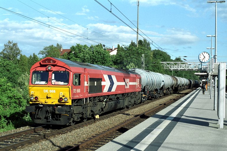 HGK DE 668 bei km 14,2 (Juli 2004)