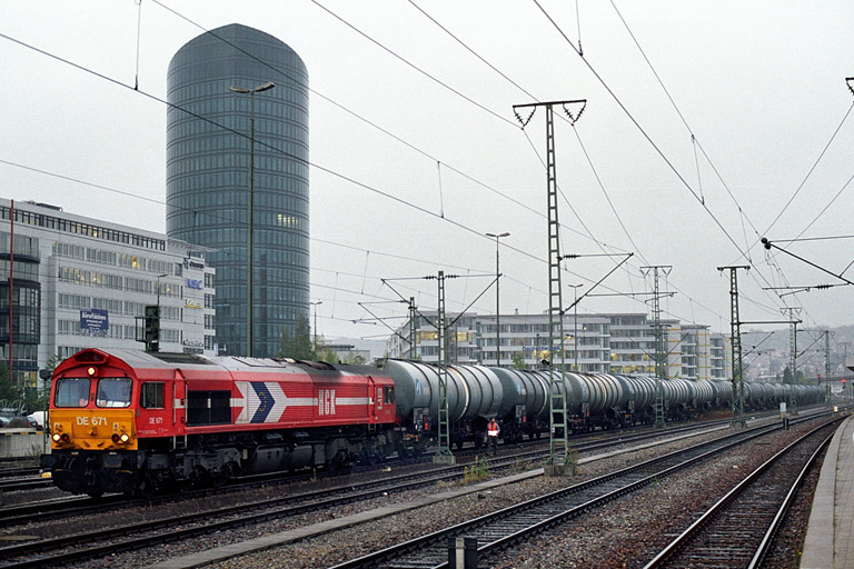 HGK DE 671 bei km 15,6 (September 2004)