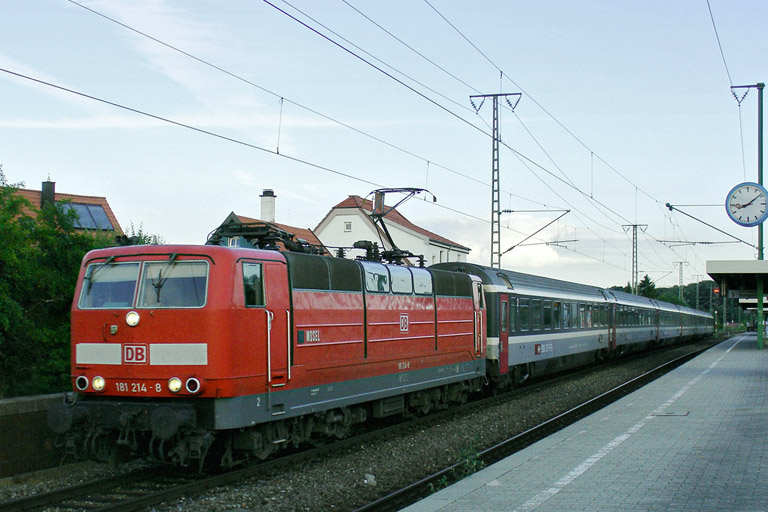 181 214 "Mosel" auf der G&auml;ubahn (Juli 2005)