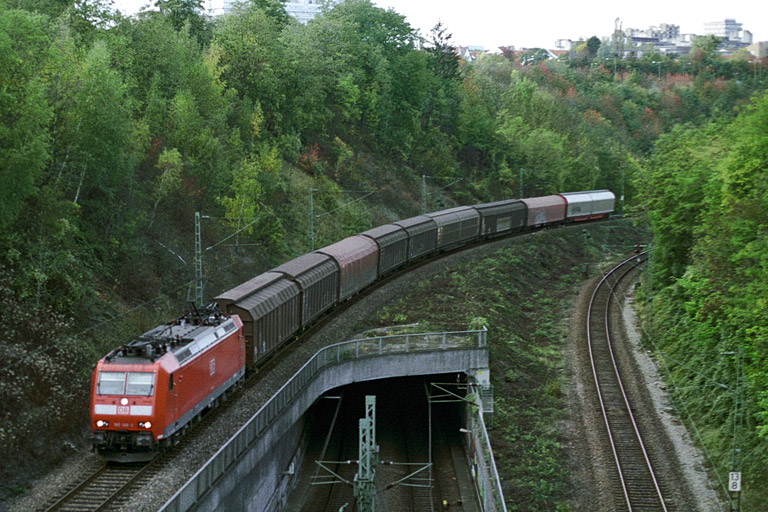 185 149 mit TC 44691 bei km 13,8 (Oktober 2005)