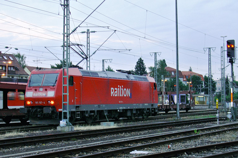 185 167 bei km 15,8 (August 2005)