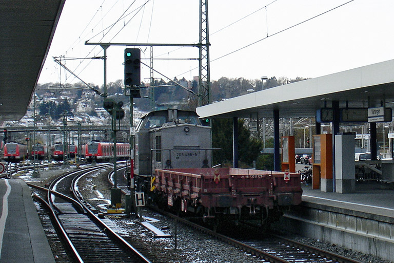 206 466 der EMN bei km 15,8 (November 2005)