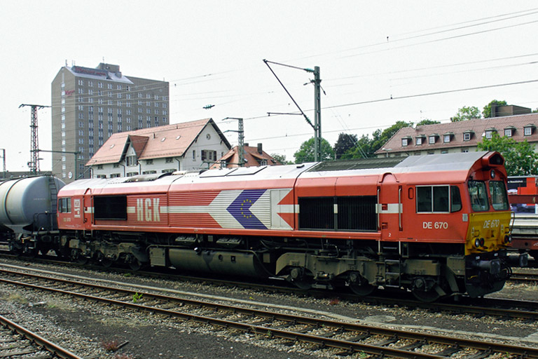 HGK DE 670 bei km 15,6 (August 2005)