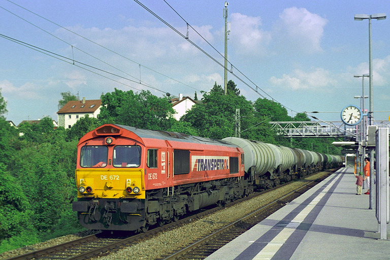 HGK DE 672 bei km 14,2 (Juni 2005)