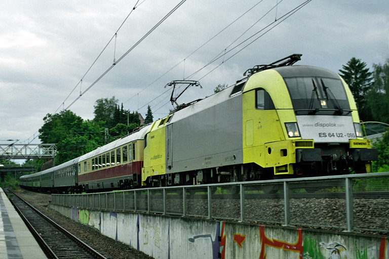 ES 64-U2 095 bei km 14,2 (August 2005)