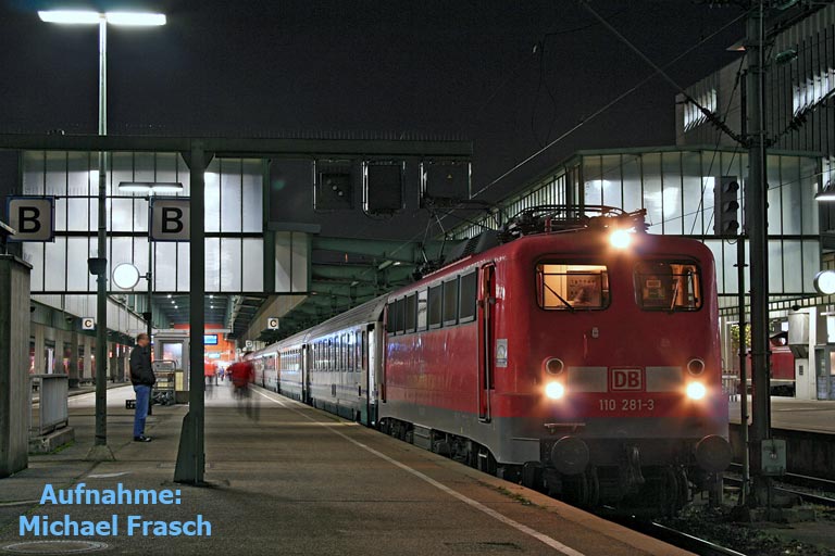 110 281 mit CIS 2803 bei km 0,2 (November 2006)