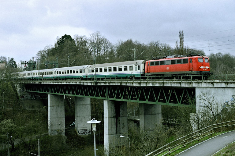 115 198 mit CIS 2803 bei km 14,6 (April 2006)