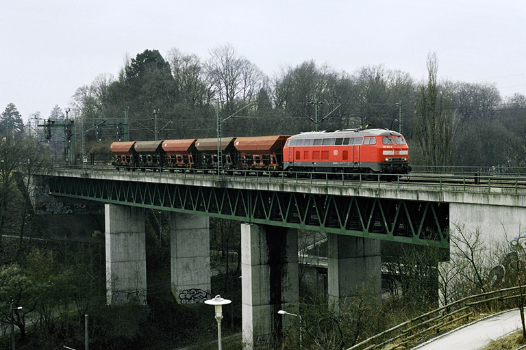 218 397 bei km 14,6 (M&auml;rz 2006)