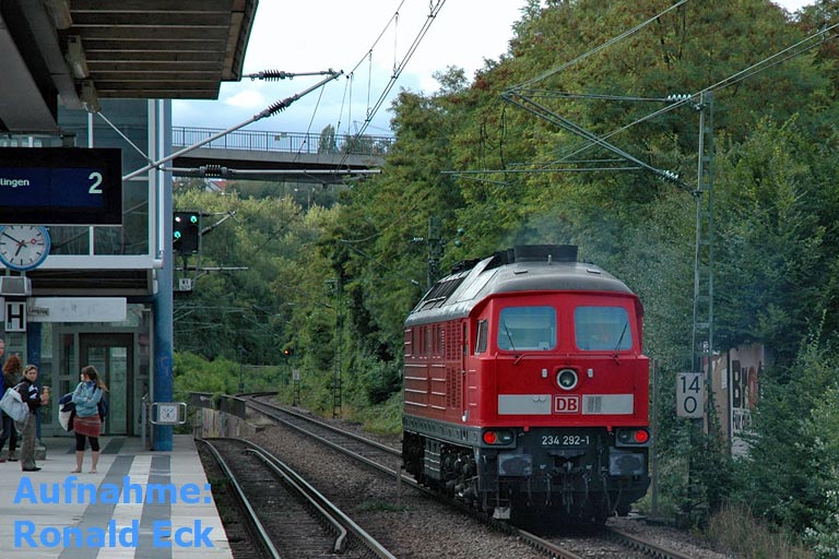234 292 bei km 14,0 (August 2006)