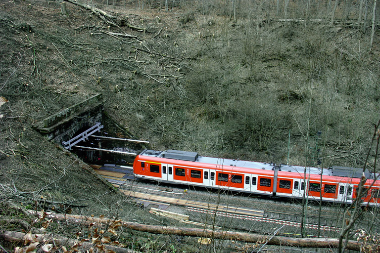 Baureihe 423 als S1 bei Stuttgart-Rohr (M&auml;rz 2006)