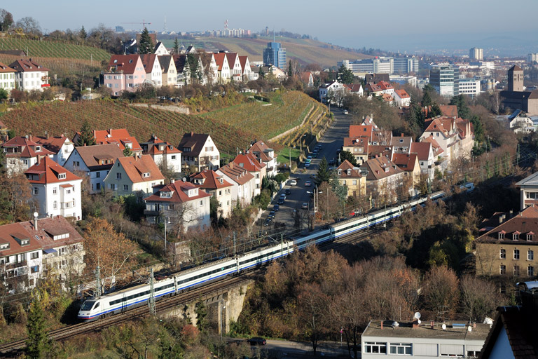 Cisalpino Baureihe ETR 470 als CIS 155 bei km 4,0 (Dezember 2006)