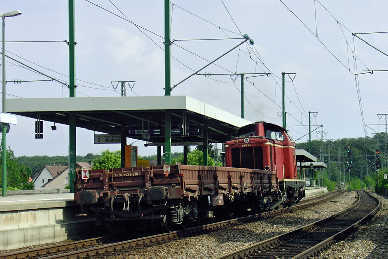 V 100 1041 bei km 16,6 (Juli 2006)