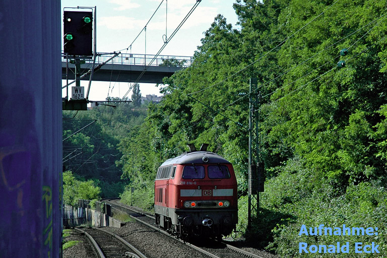 218 810 bei km 14,0 (Juni 2007)