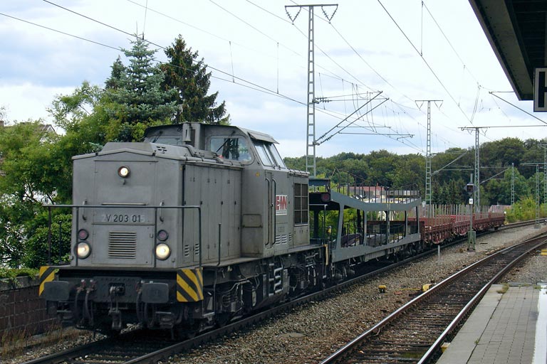 EMN V 203.01 mit DbZ 98220 bei km 16,8 (Juli 2007)