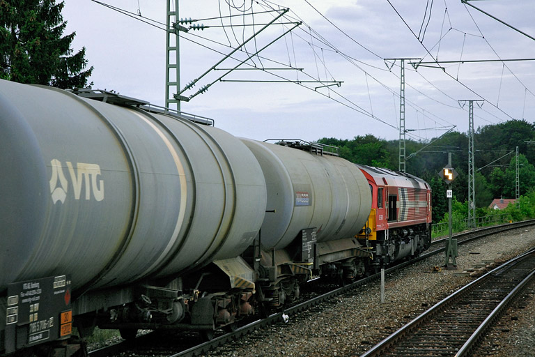 HGK DE 670 bei km 16,8 (Juni 2007)