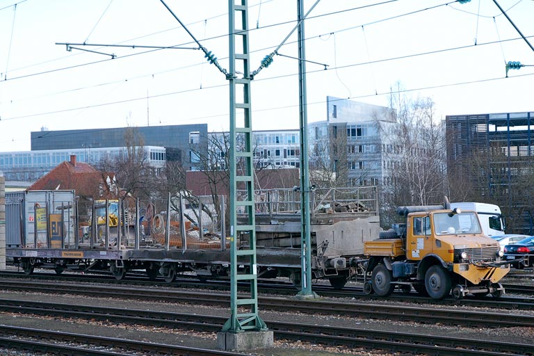 Zweiwegefahrzeug bei km 15,6 (M&auml;rz 2007)