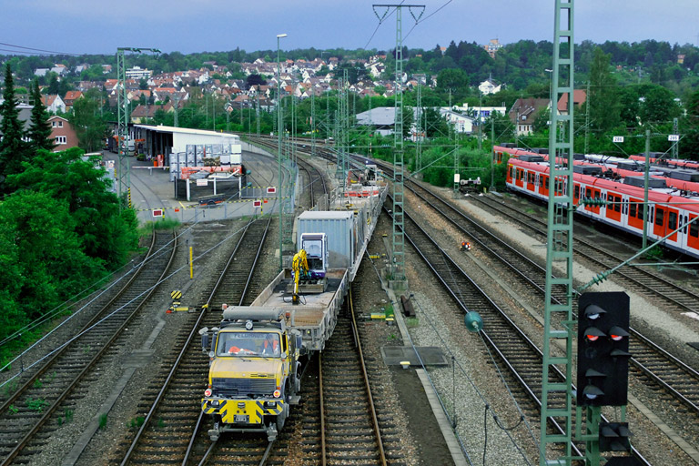 Zweiwegefahrzeug bei km 16,0 (Juni 2007)