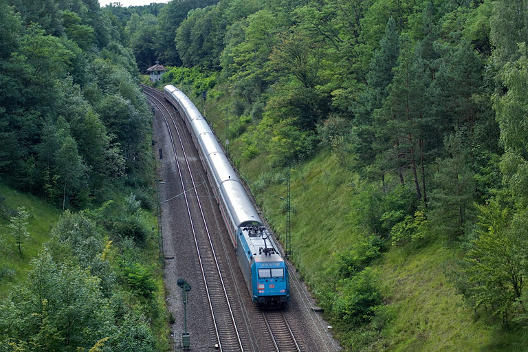 101 016 bei km 20,4 (August 2008)