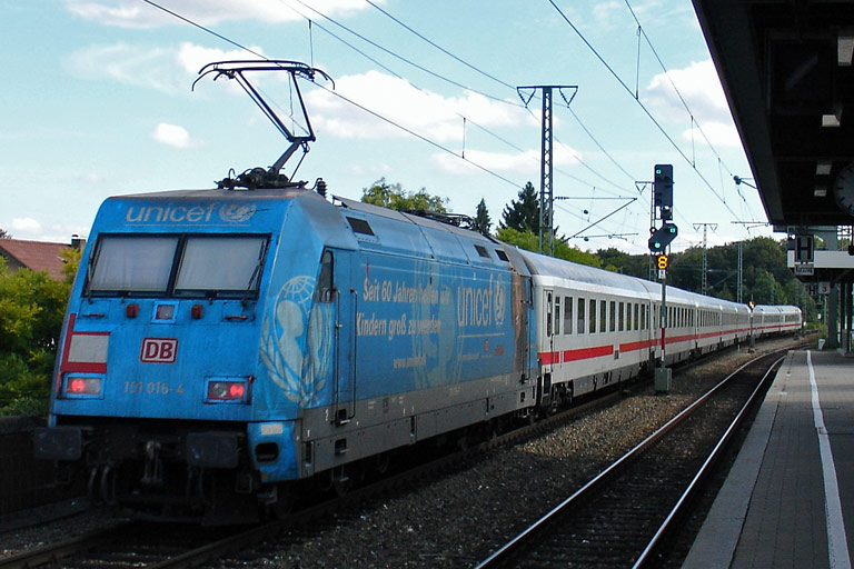 101 016 bei km 16,8 (August 2008)