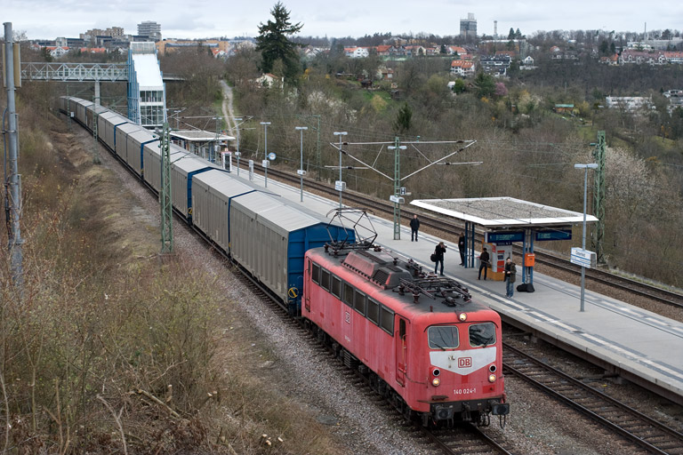 140 024 mit CS 61783 bei km 14,2 (M&auml;rz 2008)