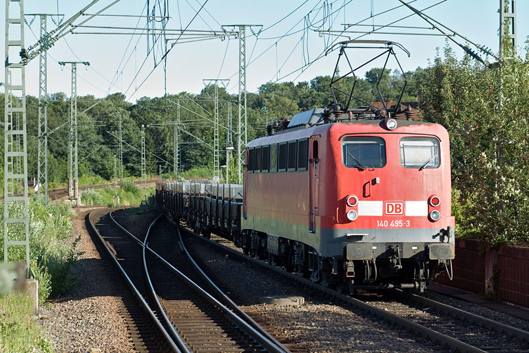 140 495 bei km 16,8 (Juli 2008)