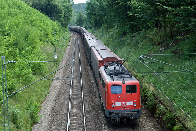 140 831 mit CSQ 60080 bei km 19,4 (August 2008)