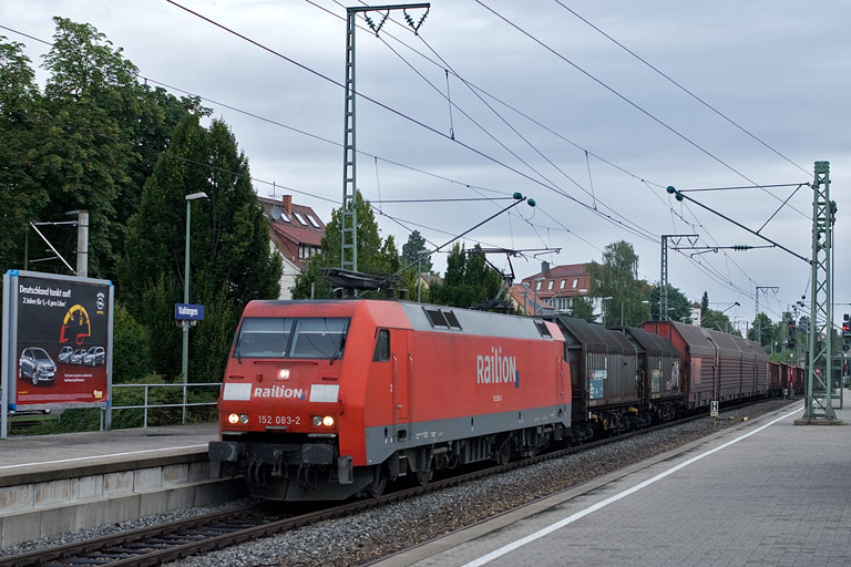 152 083 mit FZT 56173 bei km 15,6 (August 2008)