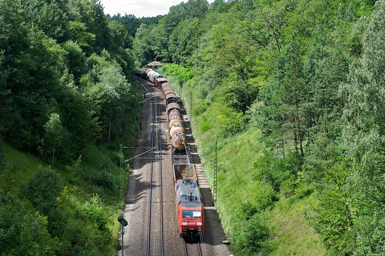 152 100 mit CFN 43198 bei km 20,6 (August 2008)