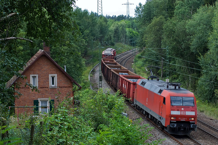 152 119 mit FZT 56164 bei km 19,2 (August 2008)