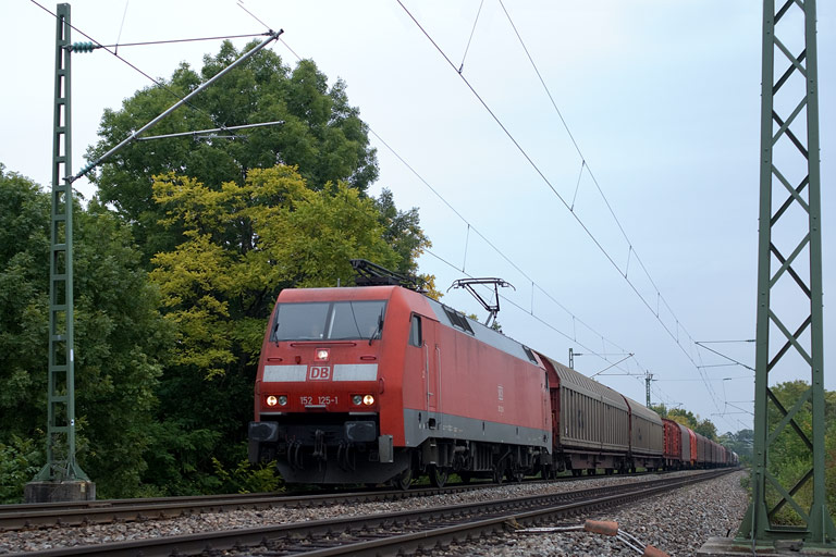 152 125 mit FE 44695 bei km 12,8 (September 2008)
